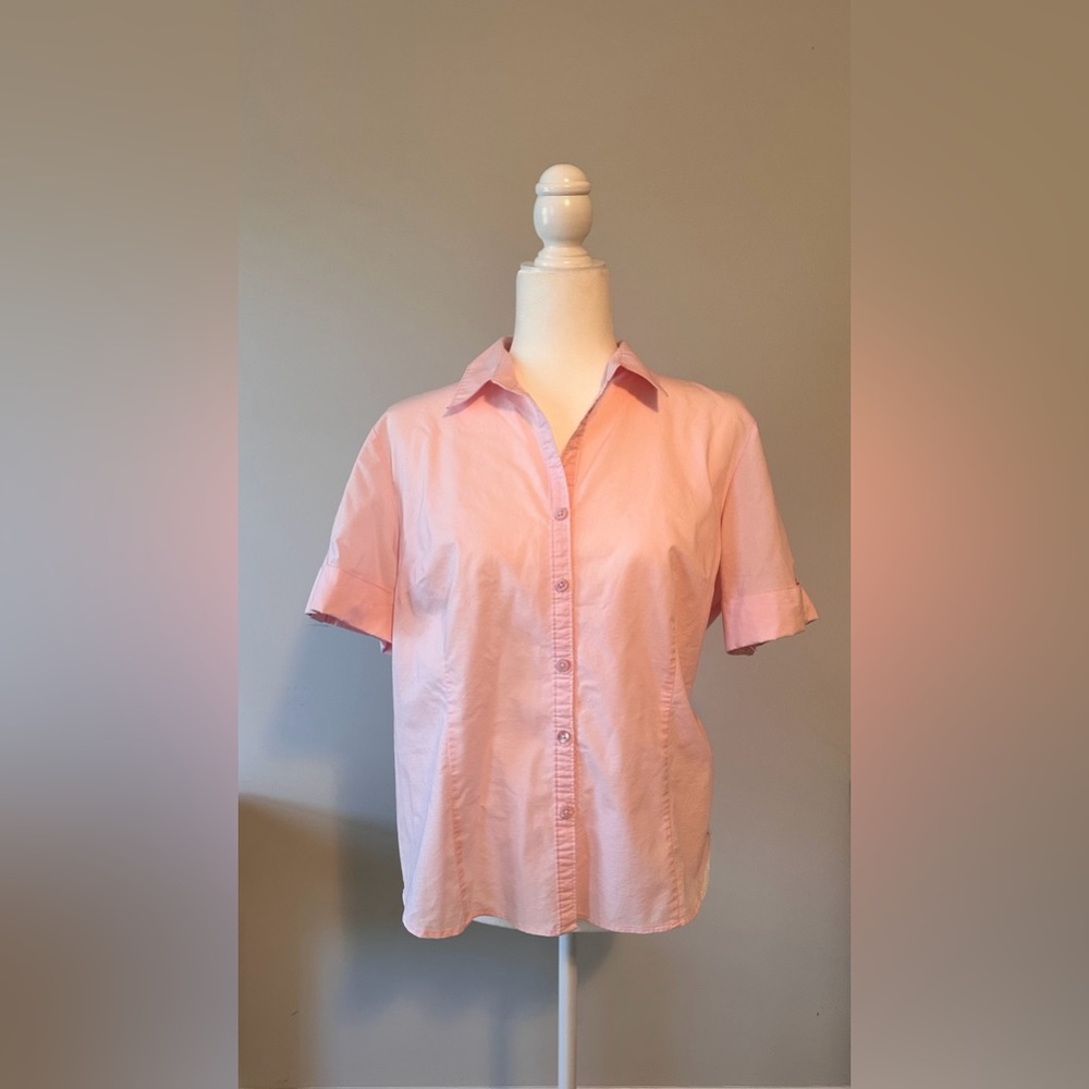 Pink Short Sleeve Button Up Shirt | George